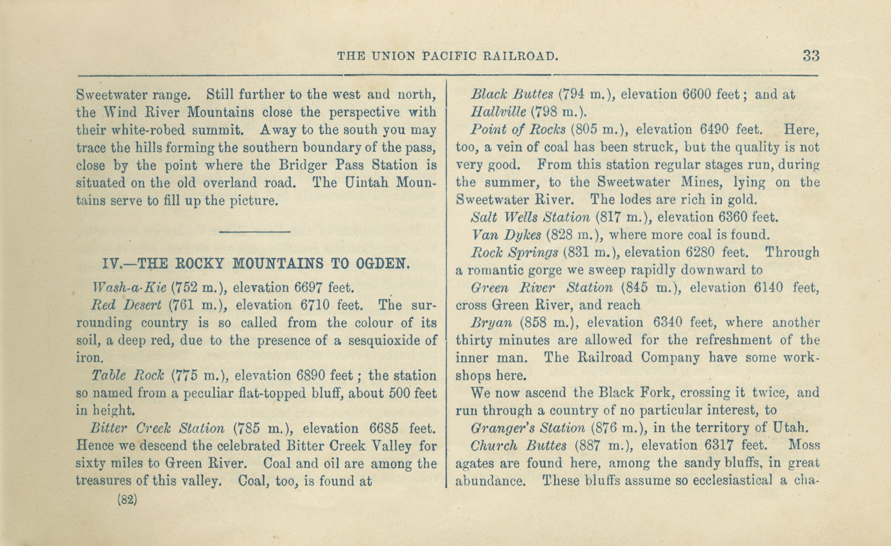 The Union Pacific Railroad