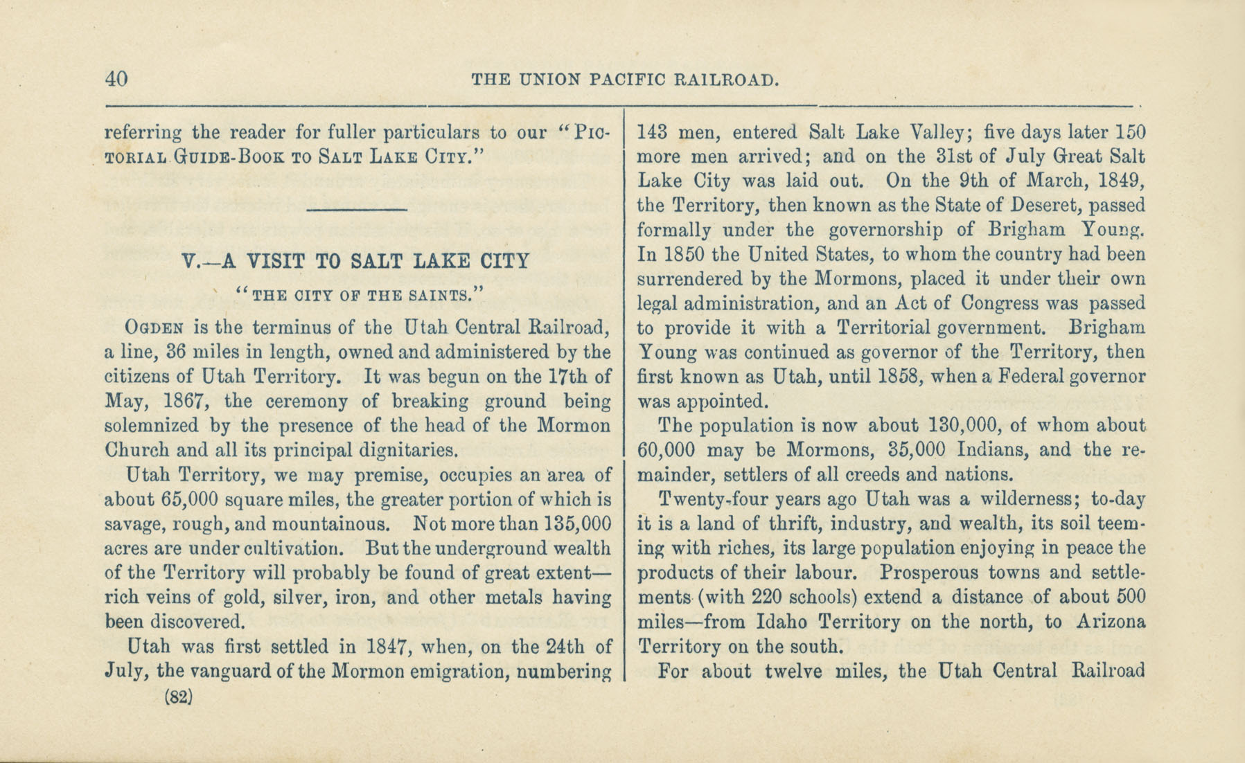 The Union Pacific Railroad