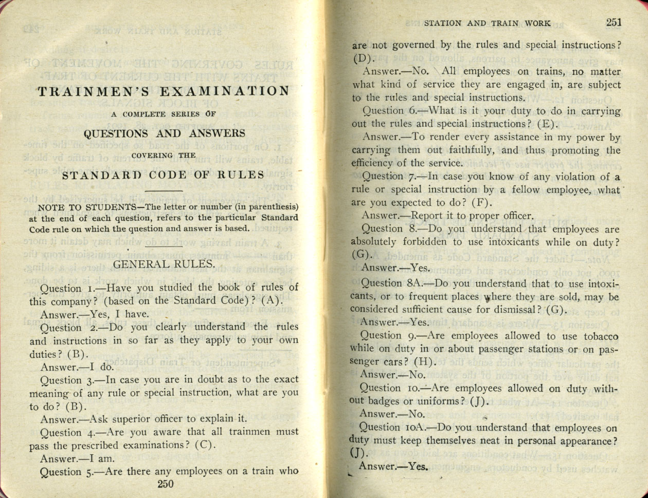 Operation of Trains