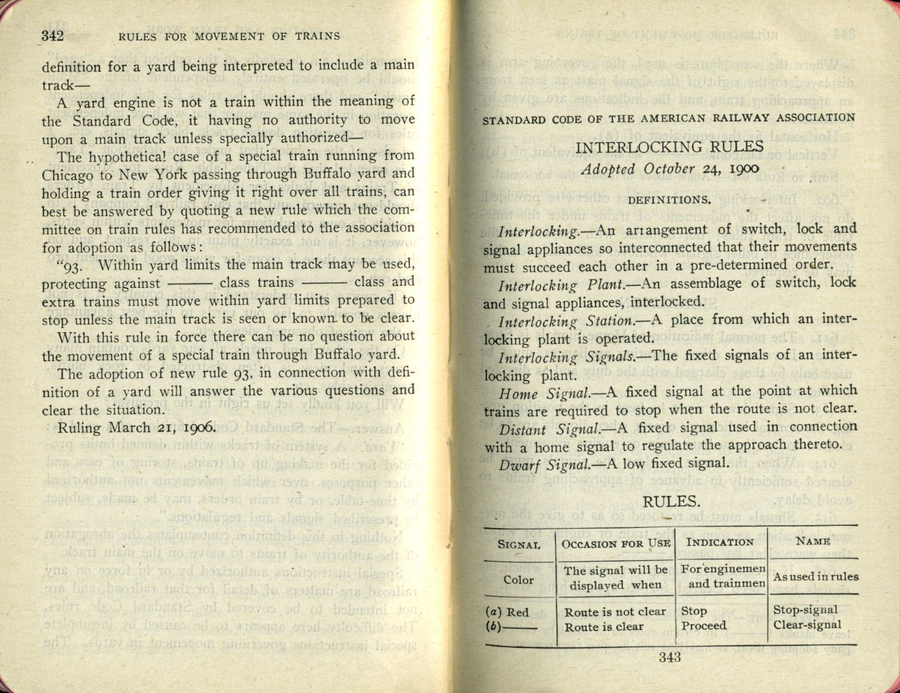 Operation of Trains