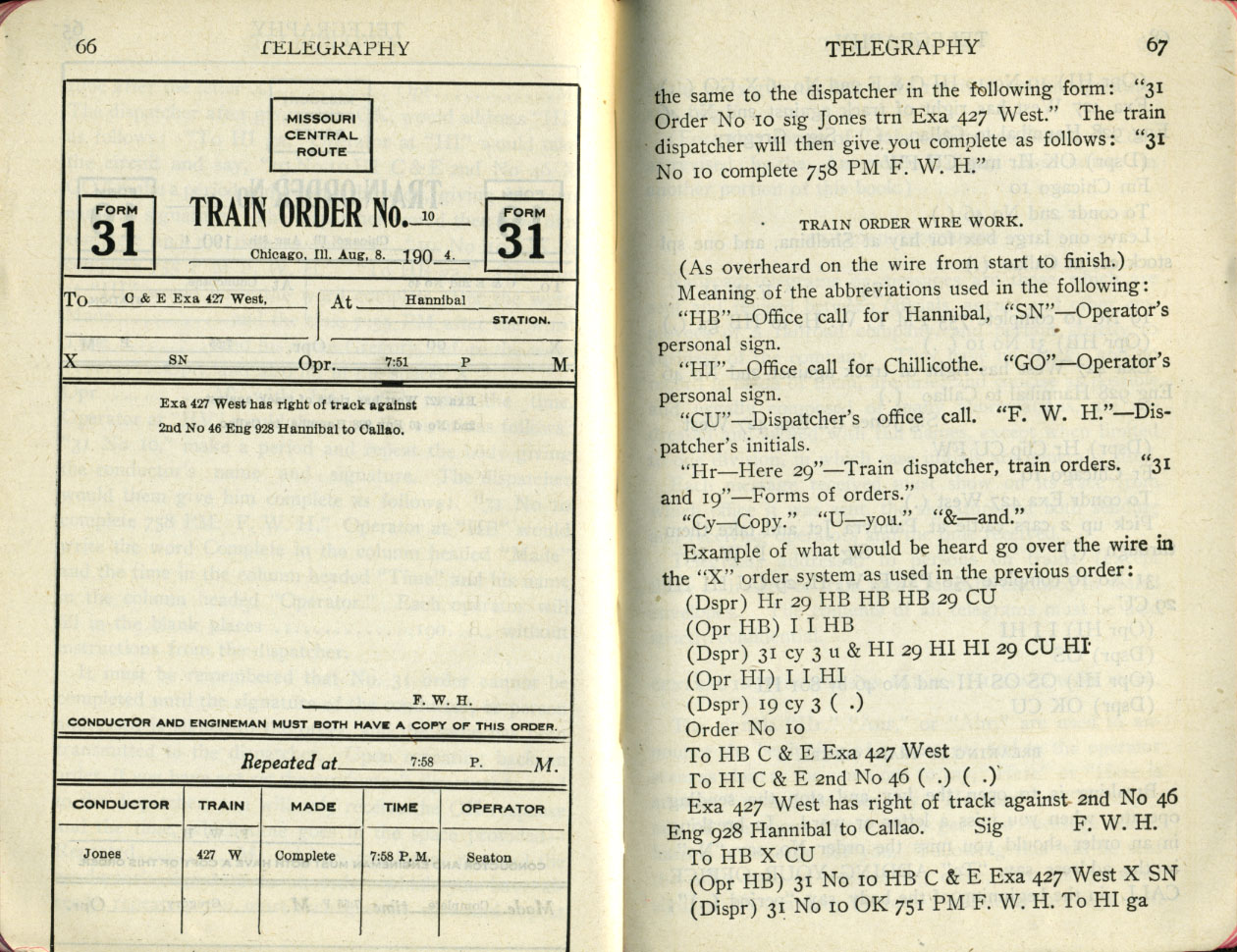 Operation of Trains