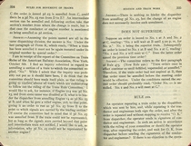Operation of Trains