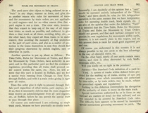 Operation of Trains