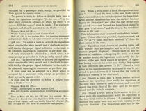 Operation of Trains