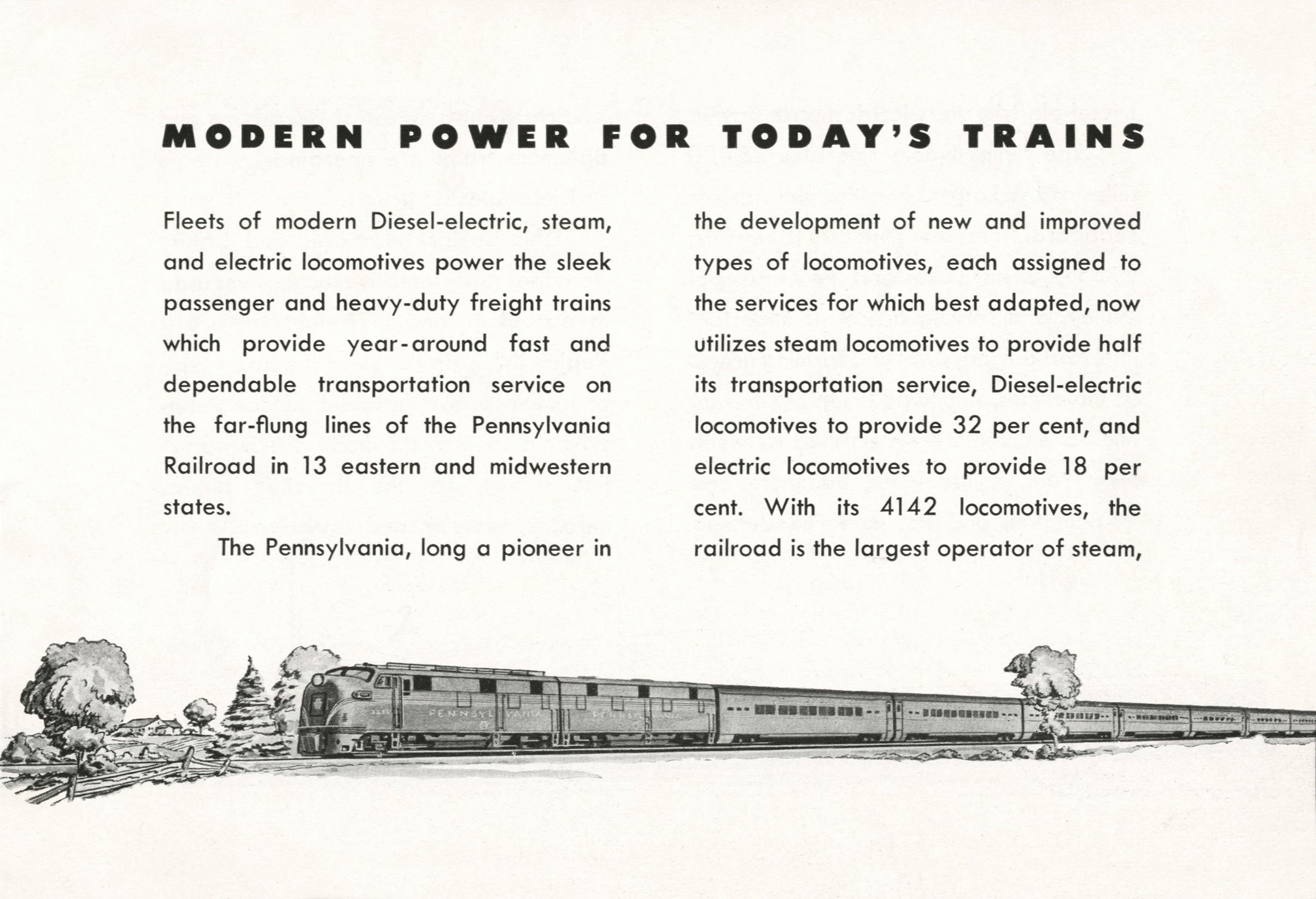 Modern Power for Today's Trains