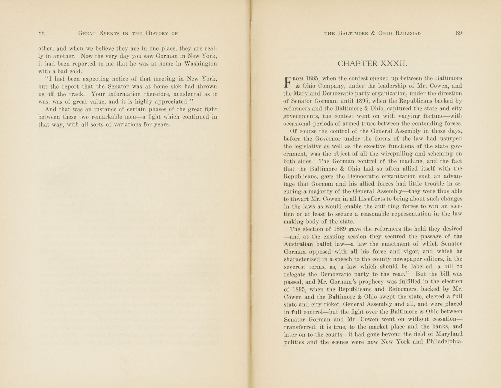 Graphic Sketches from the History of the B&O