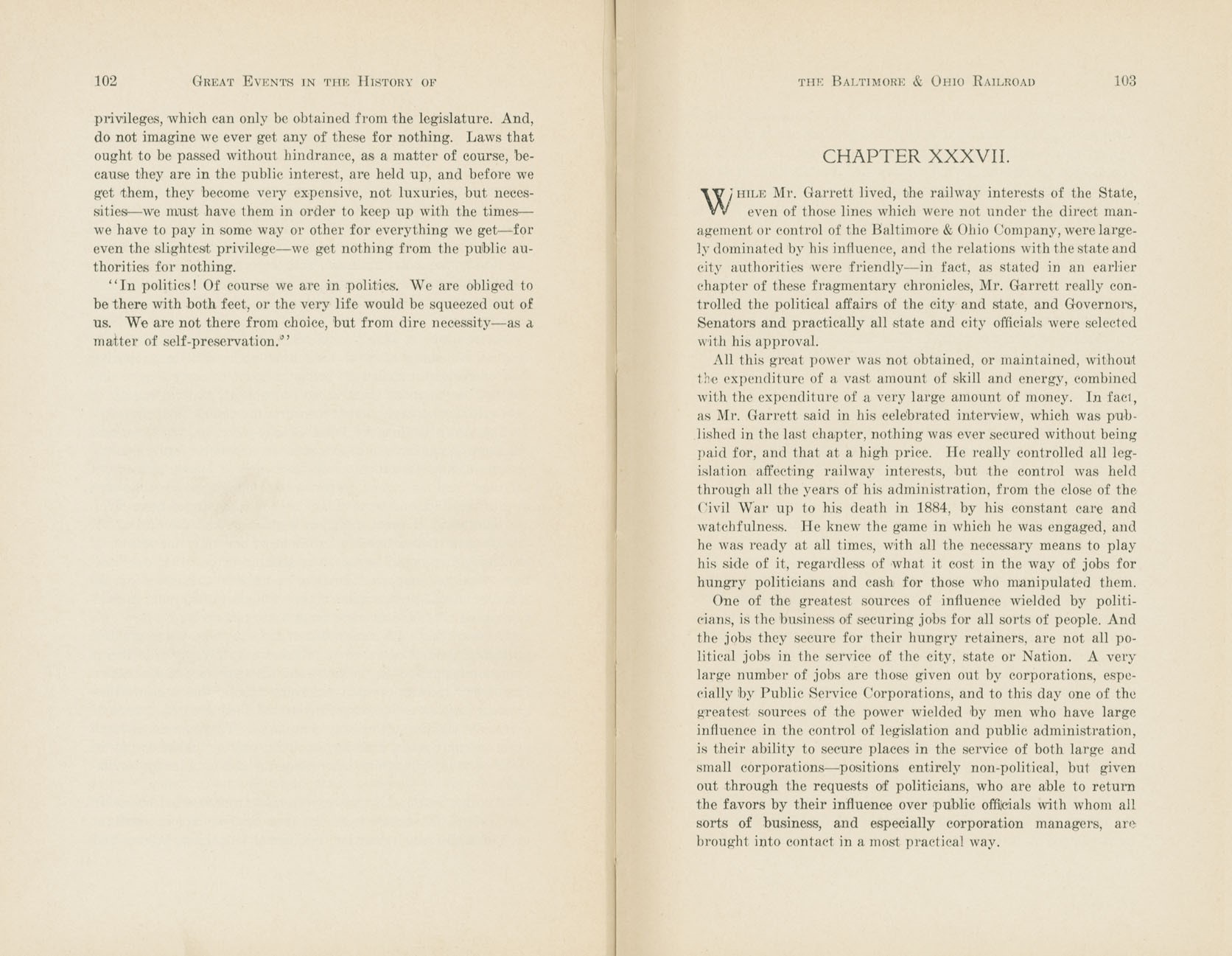 Graphic Sketches from the History of the B&O