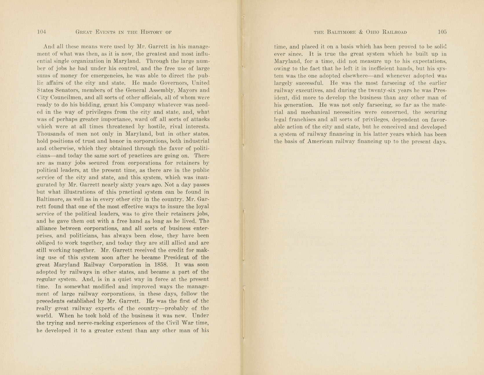 Graphic Sketches from the History of the B&O