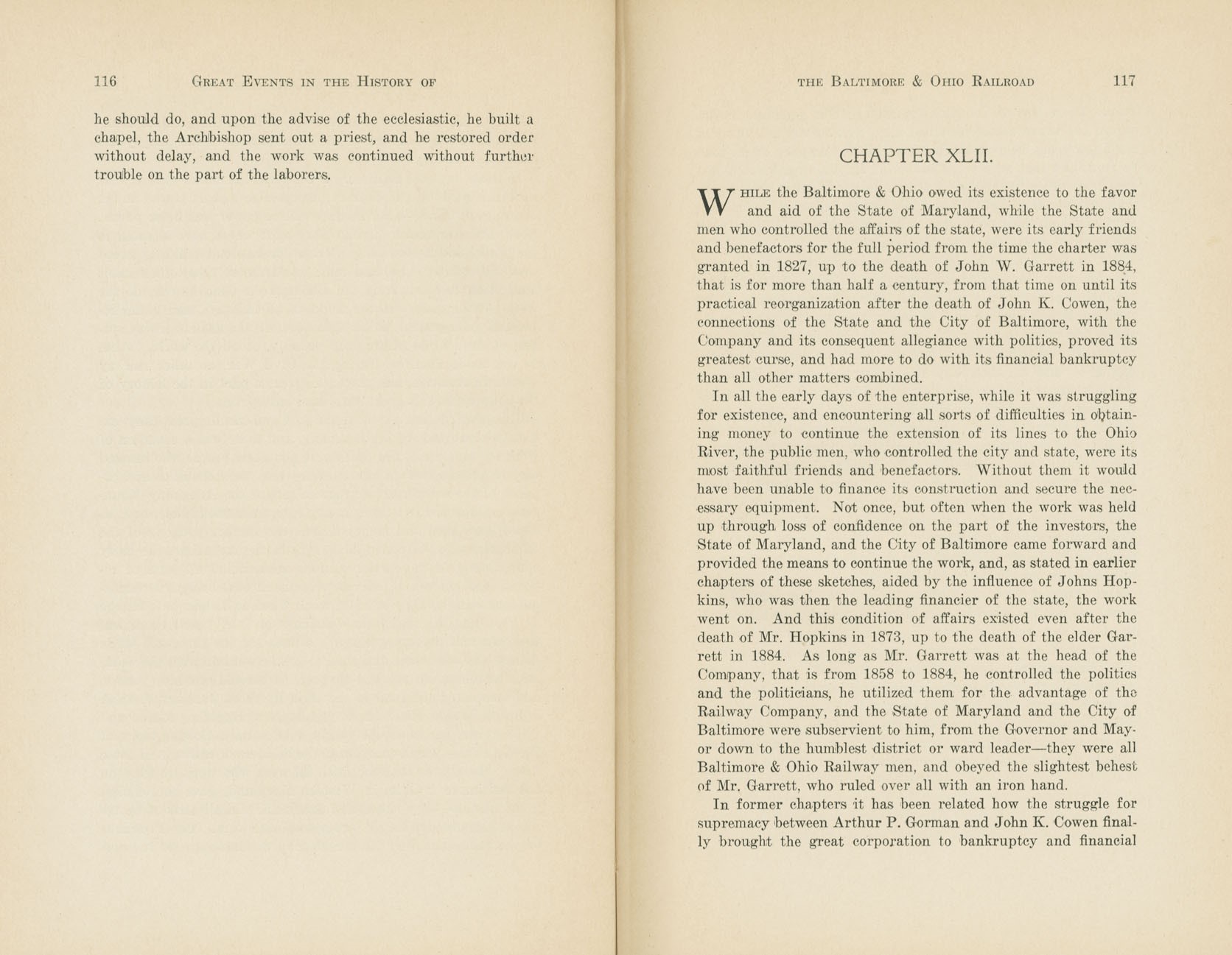 Graphic Sketches from the History of the B&O