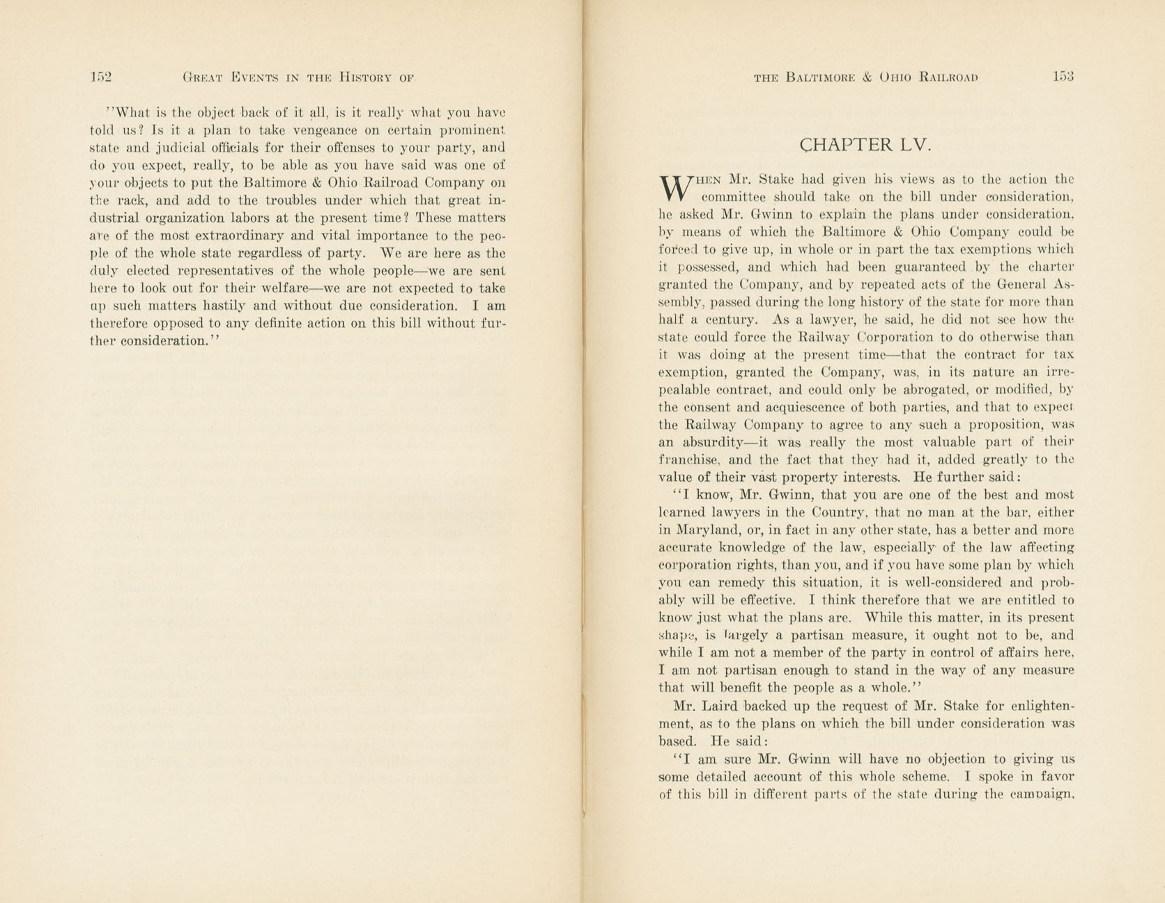 Graphic Sketches from the History of the B&O