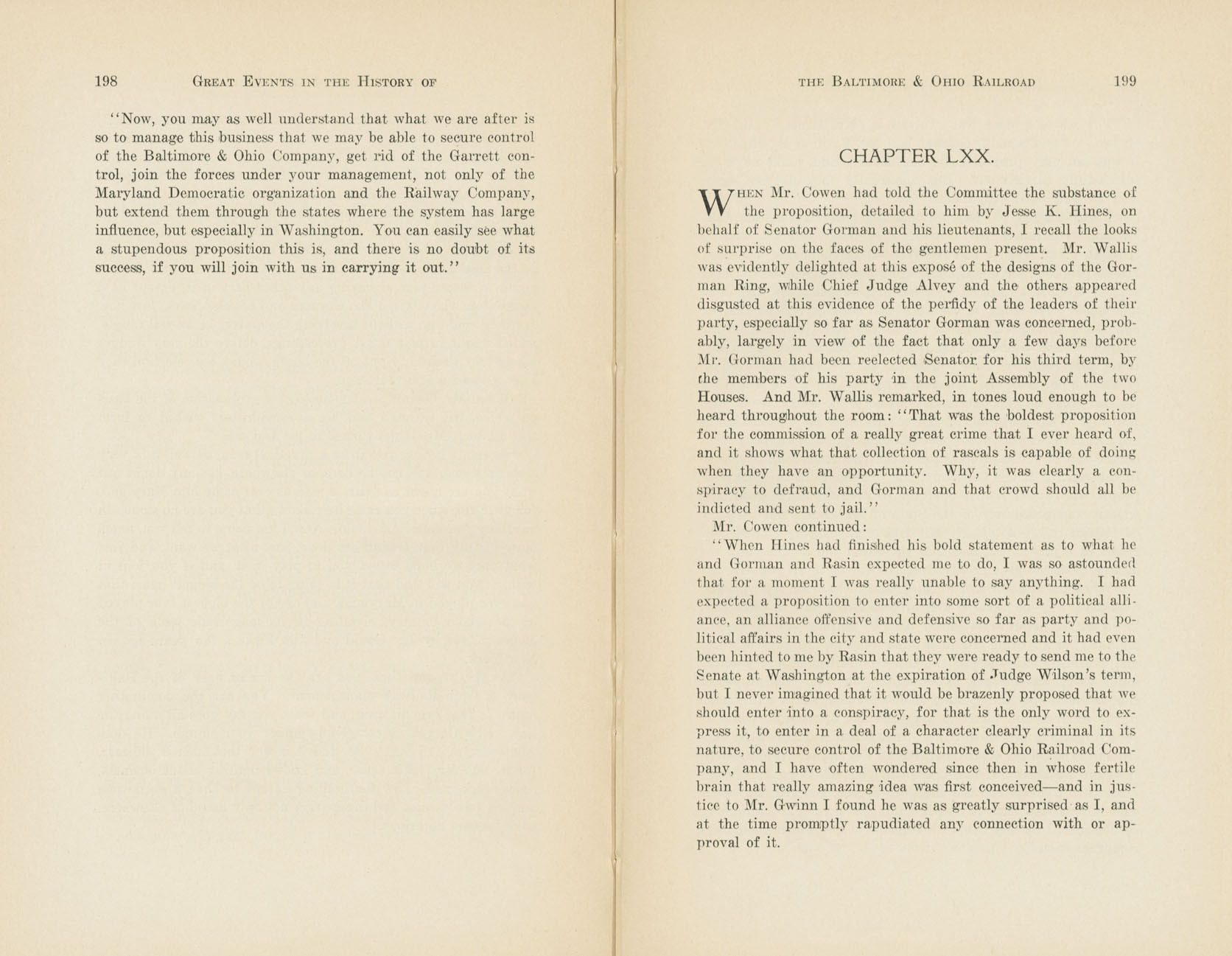 Graphic Sketches from the History of the B&O