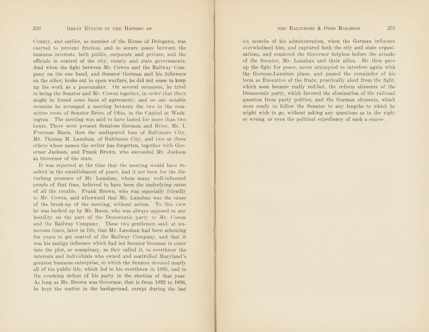 Graphic Sketches from the History of the B&O