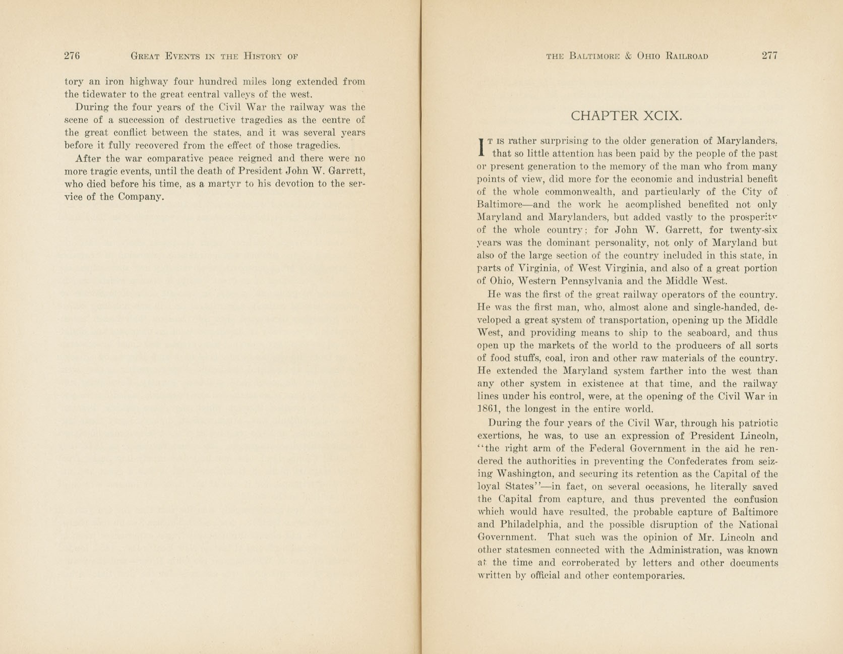 Graphic Sketches from the History of the B&O