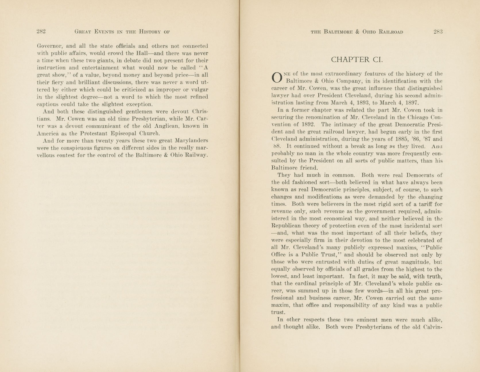 Graphic Sketches from the History of the B&O