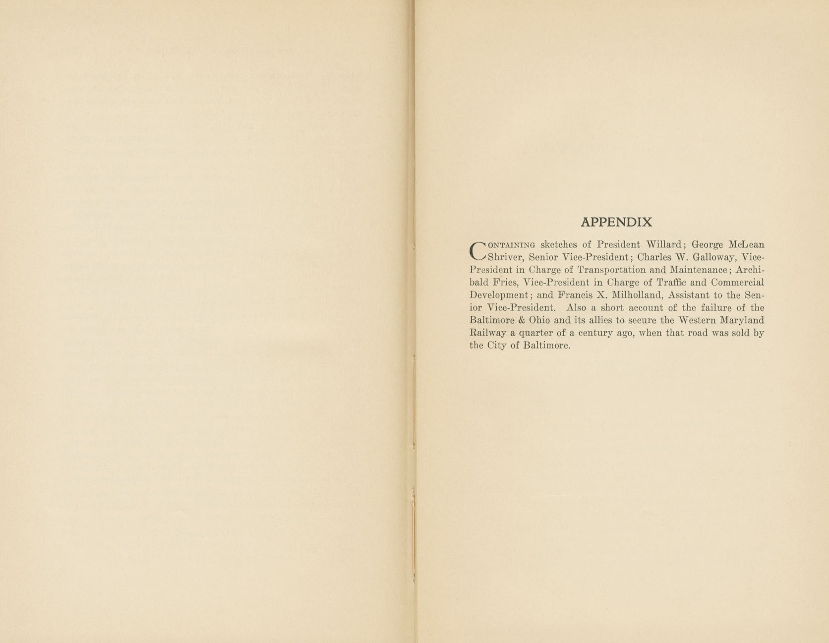 Graphic Sketches from the History of the B&O