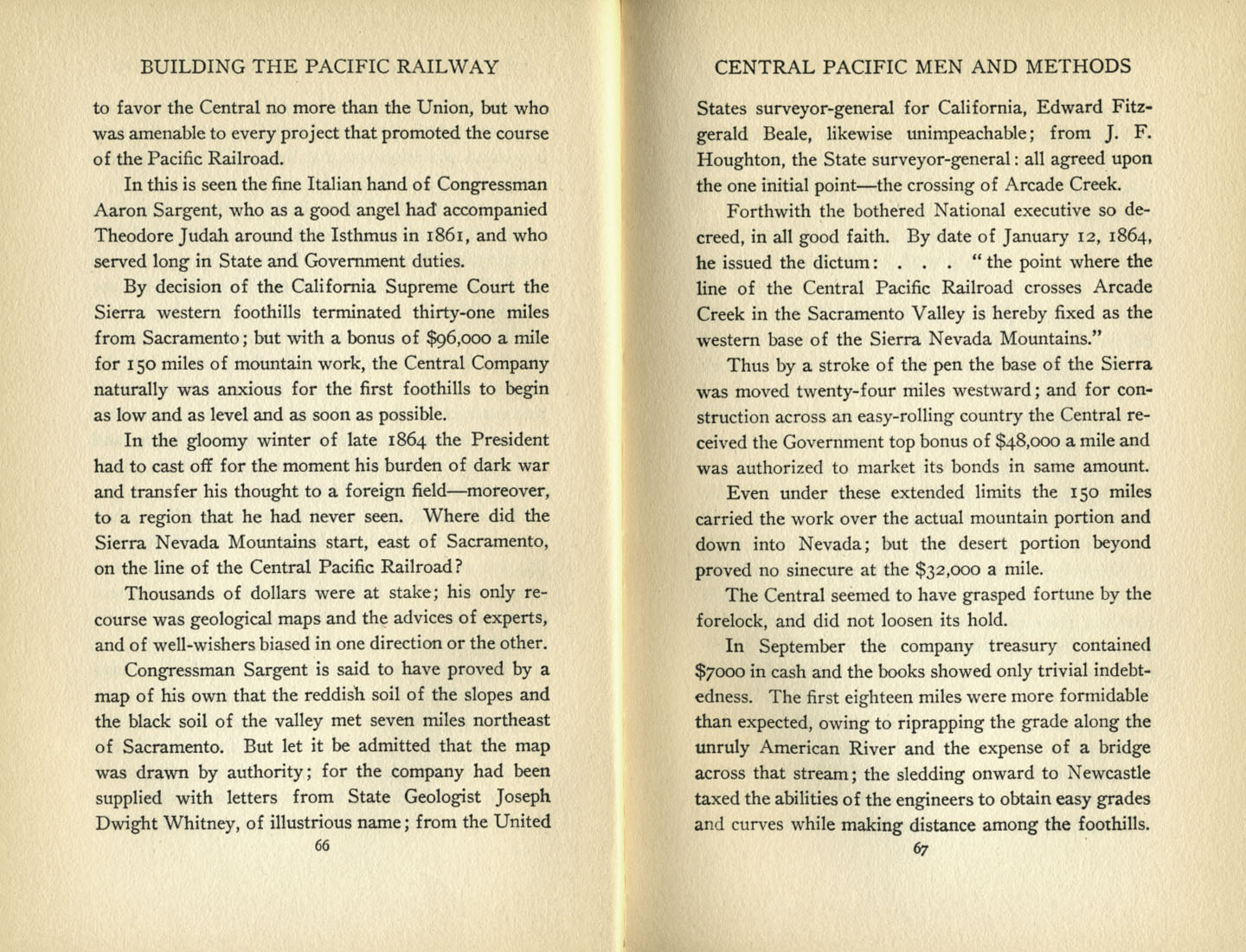 Building the Pacific Railway
