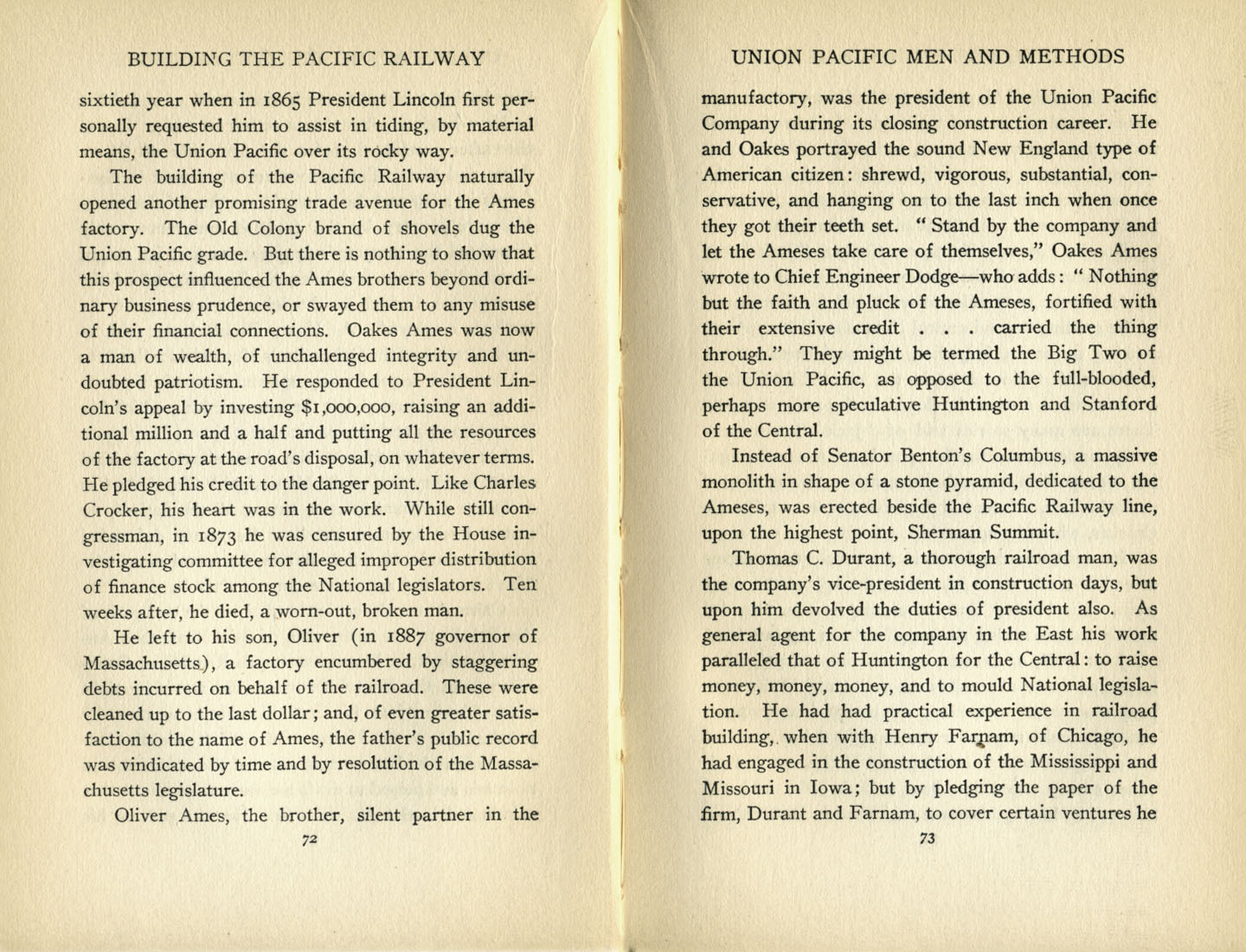 Building the Pacific Railway