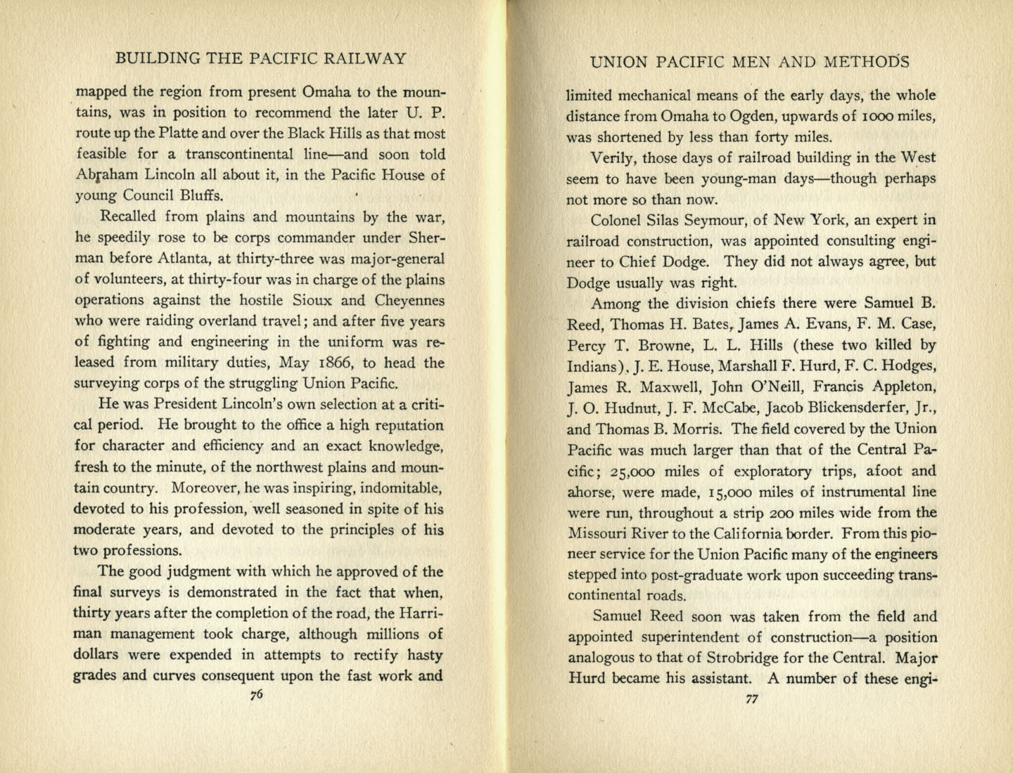 Building the Pacific Railway