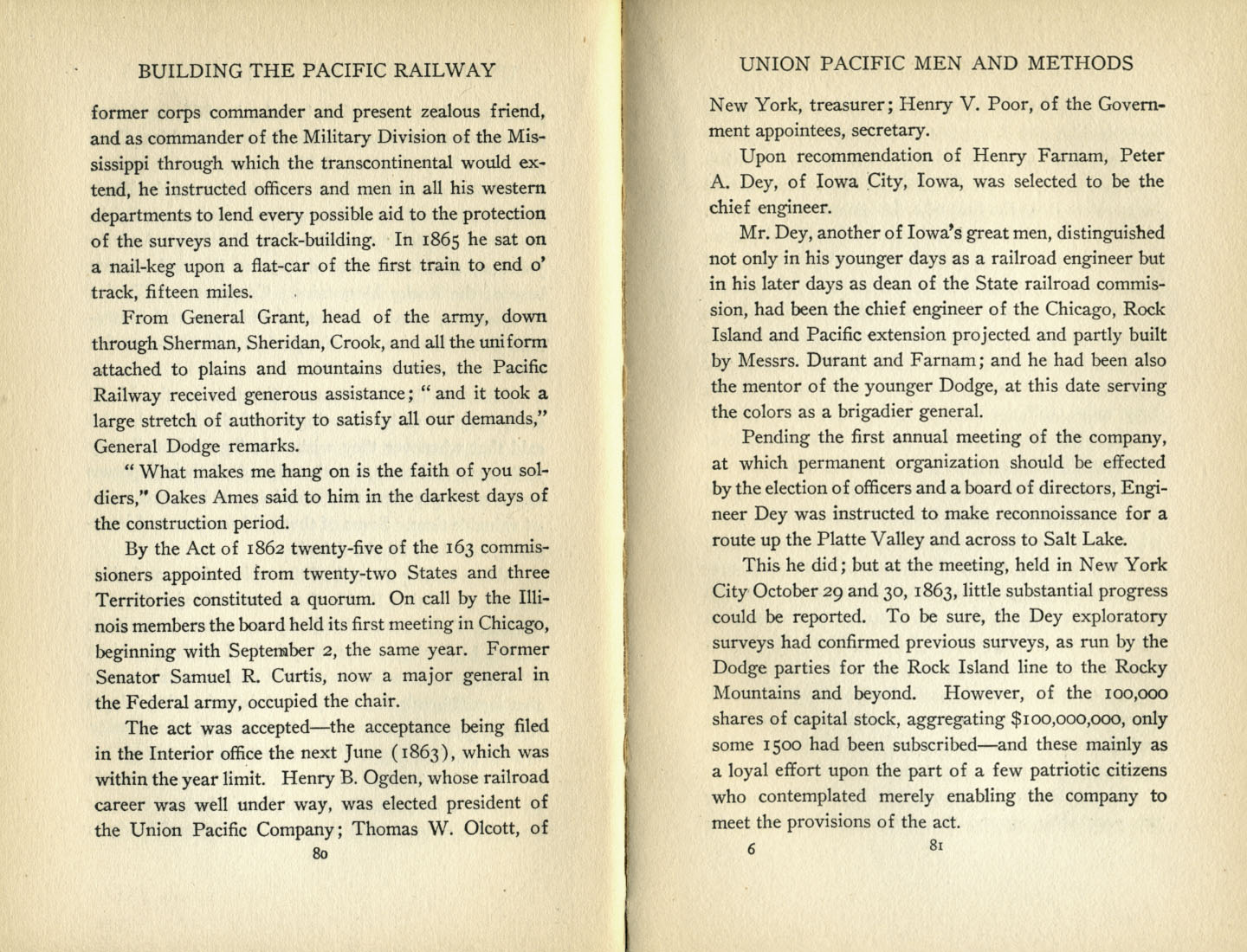 Building the Pacific Railway