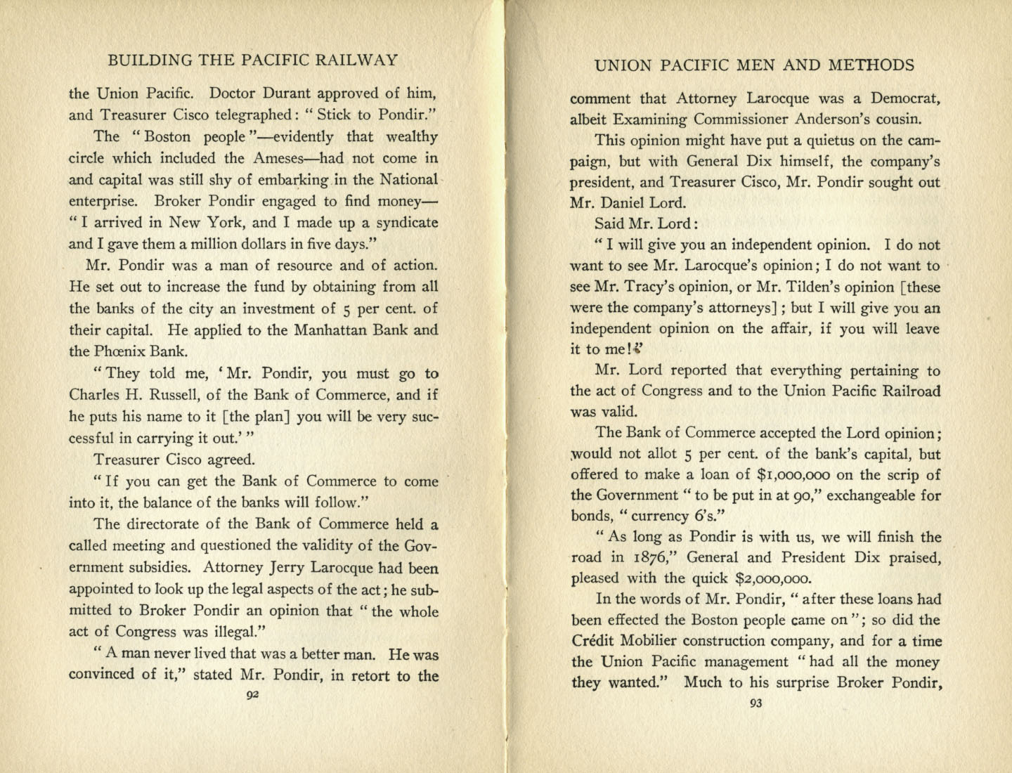 Building the Pacific Railway