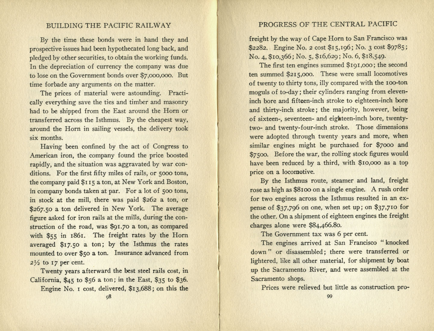 Building the Pacific Railway
