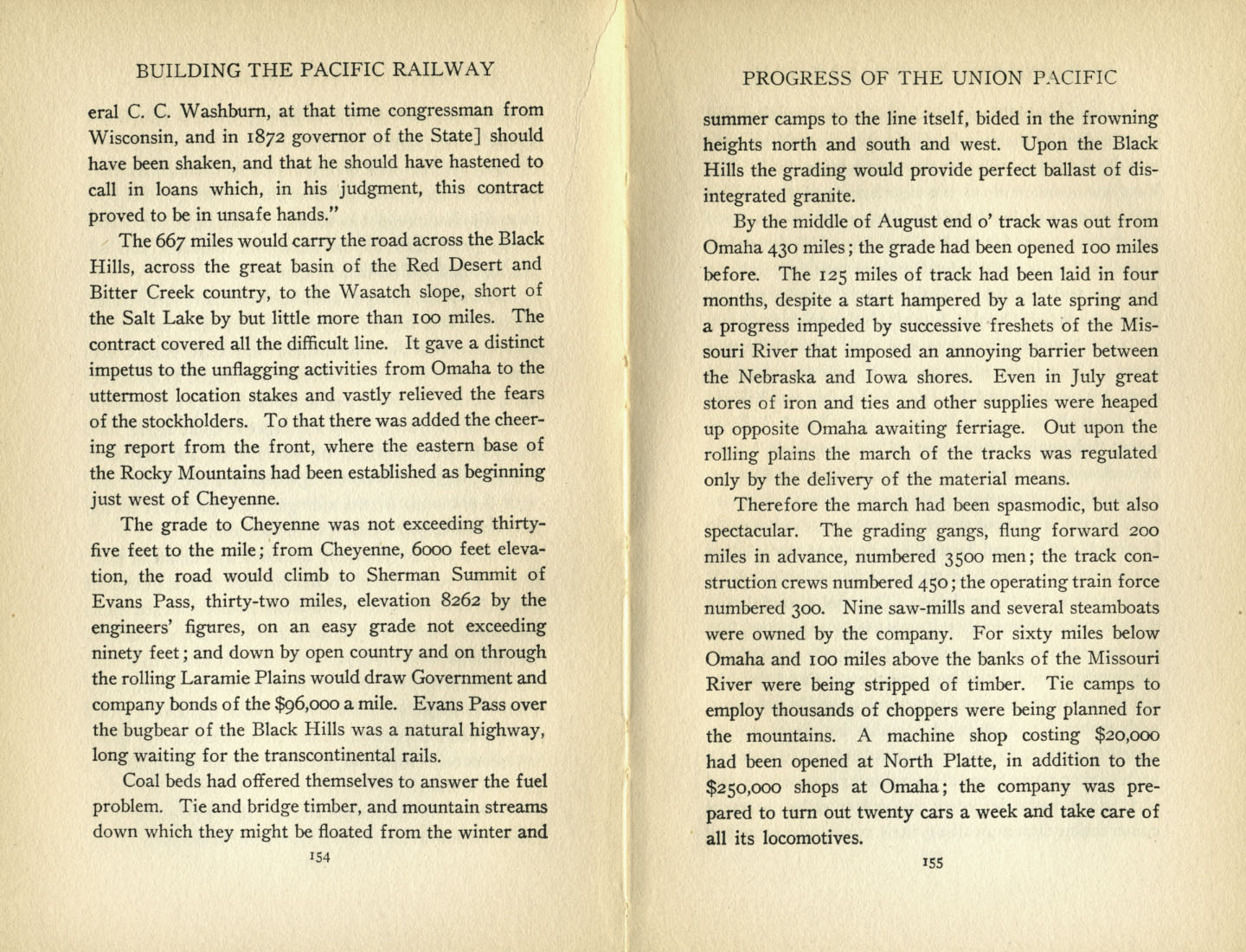Building the Pacific Railway