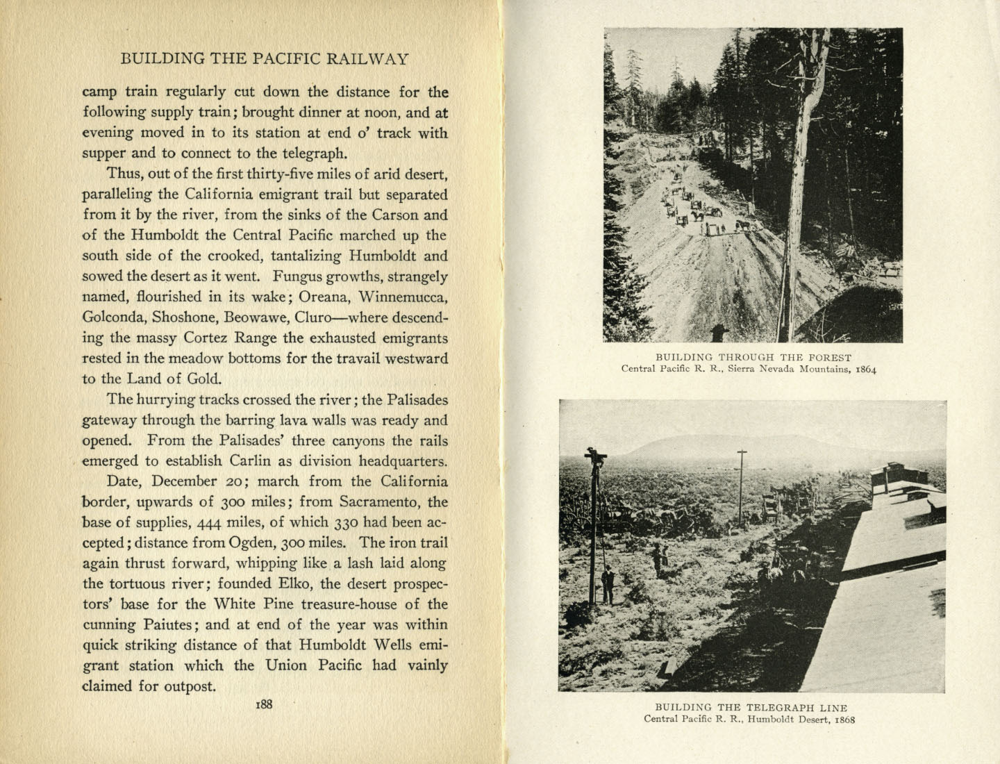 Building the Pacific Railway