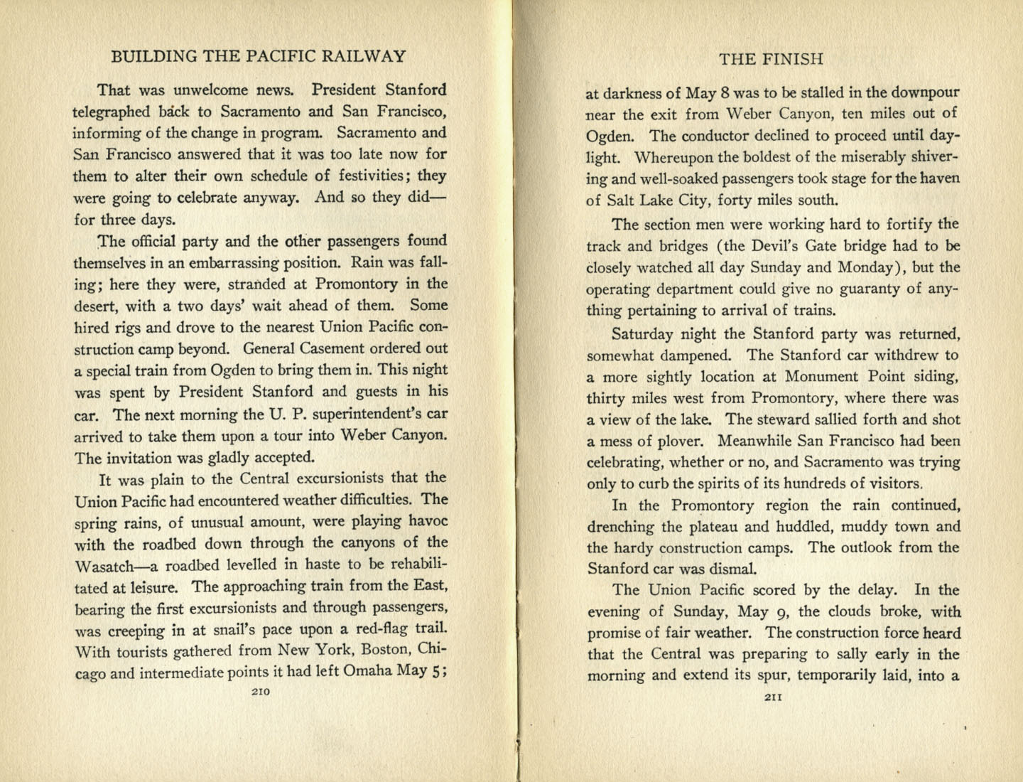 Building the Pacific Railway