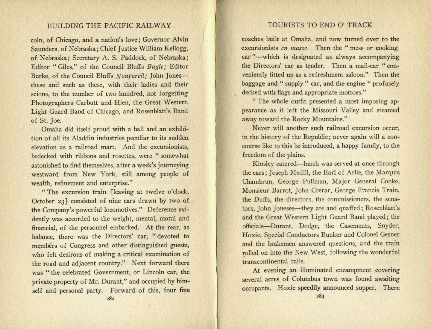Building the Pacific Railway