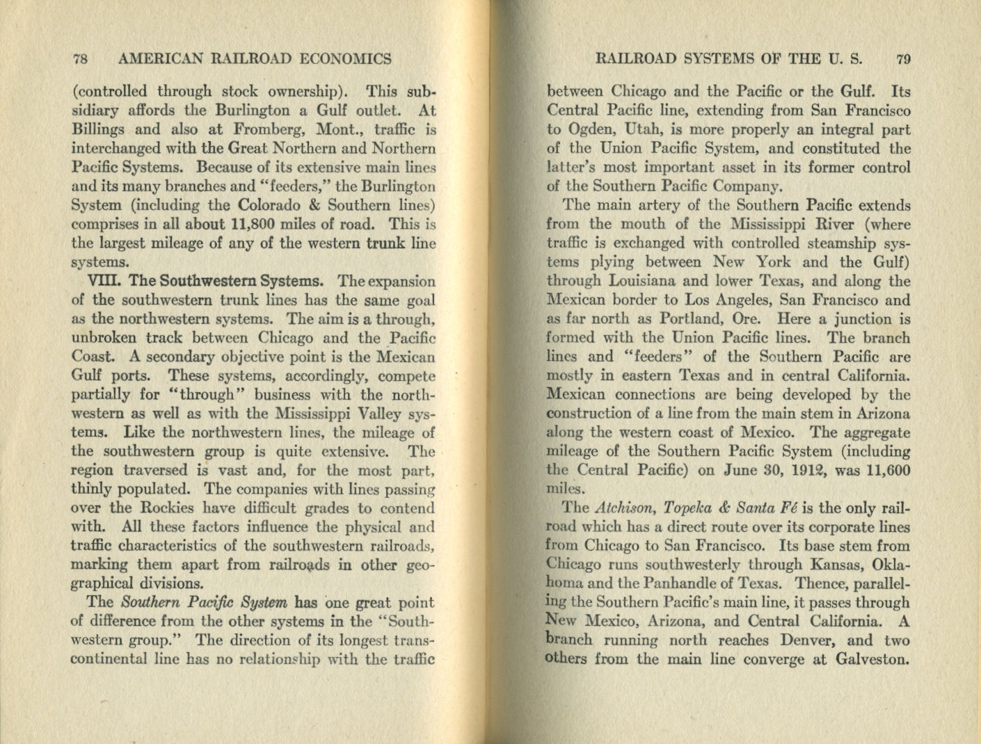 American Railroad Economics