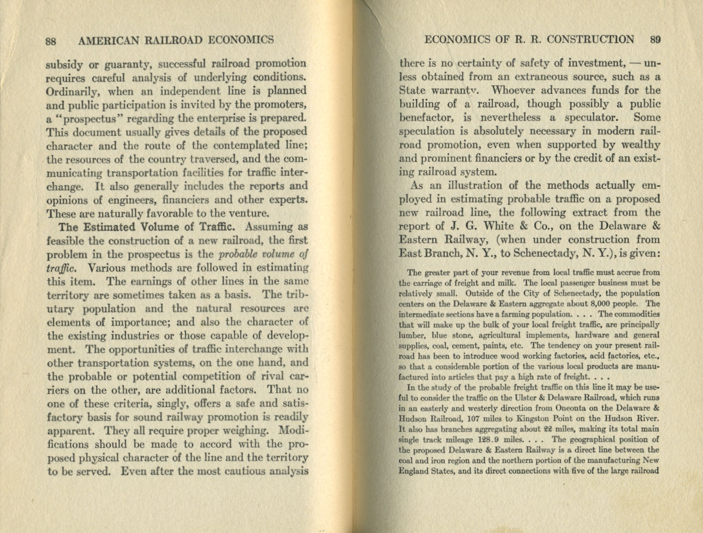American Railroad Economics