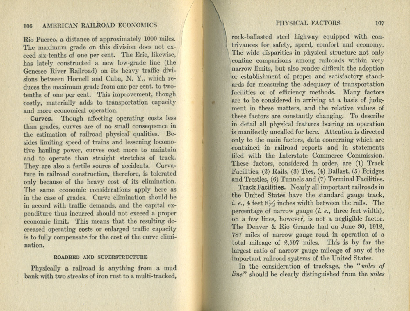 American Railroad Economics
