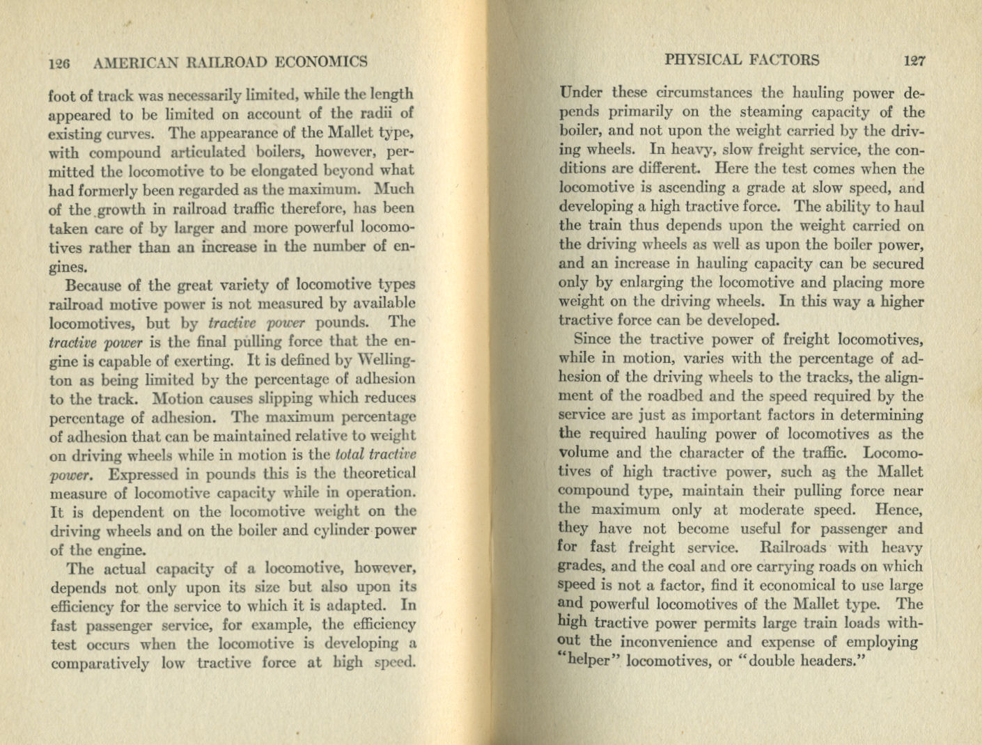 American Railroad Economics