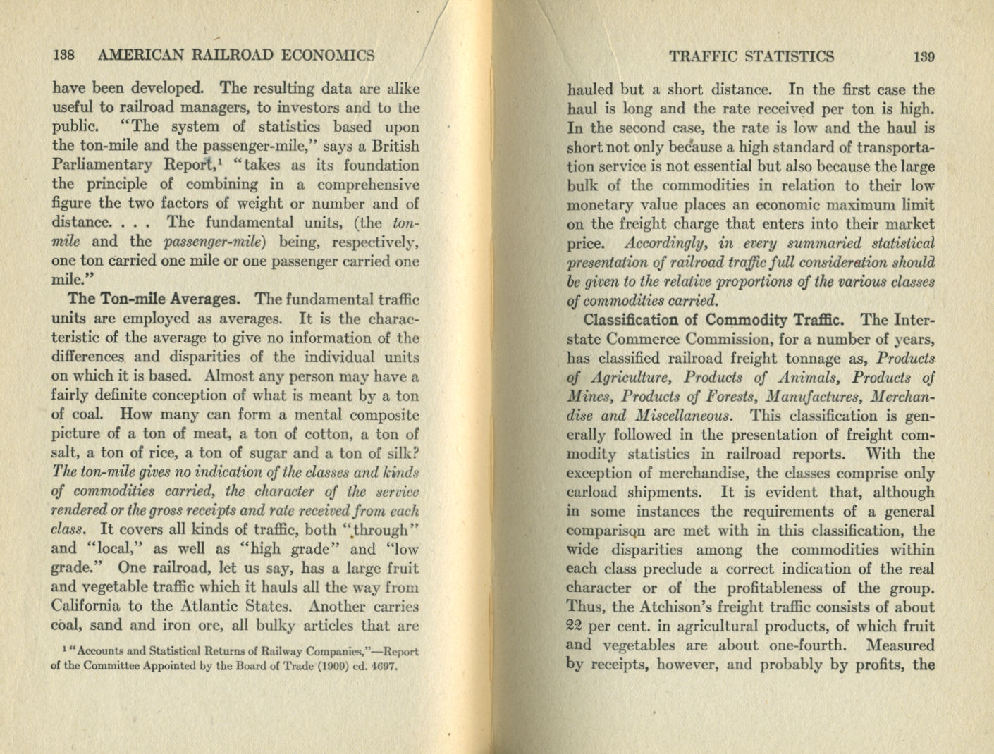 American Railroad Economics