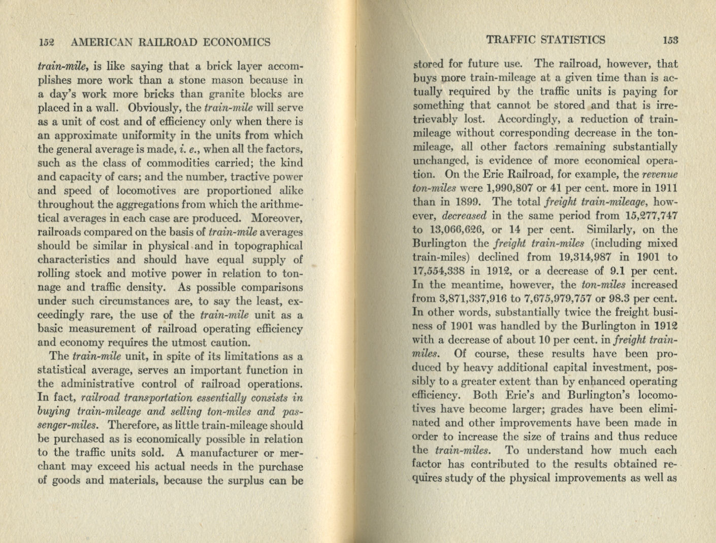 American Railroad Economics