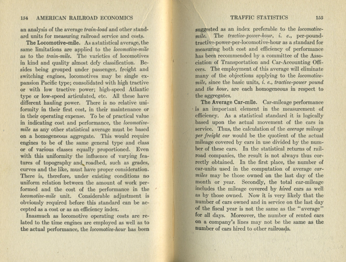 American Railroad Economics