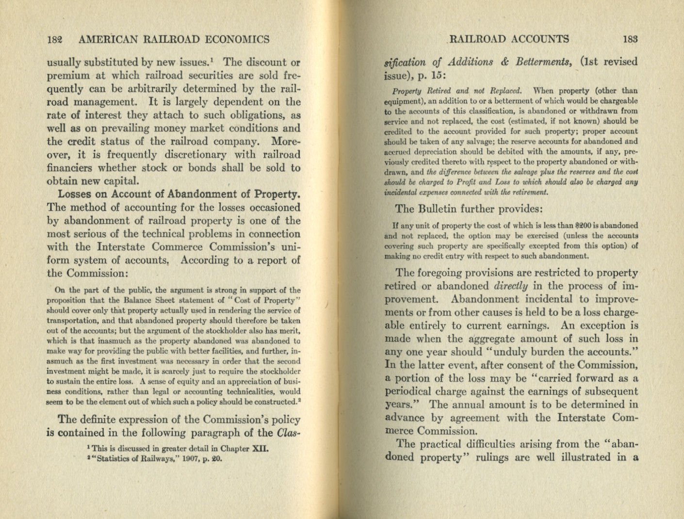 American Railroad Economics