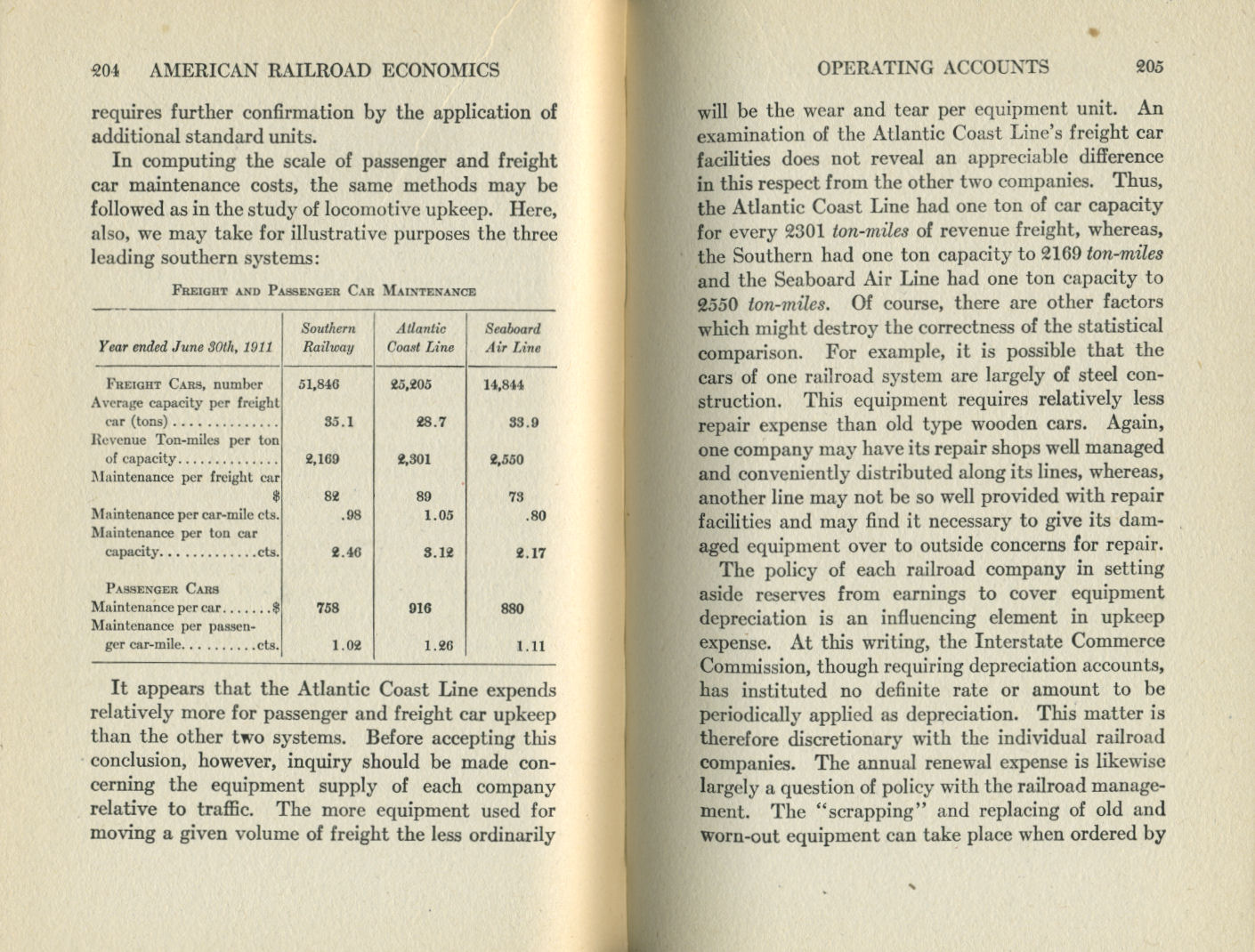American Railroad Economics
