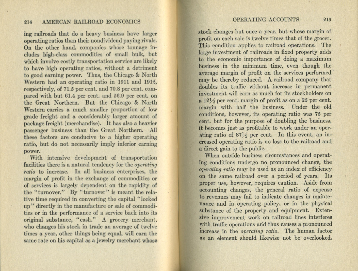 American Railroad Economics