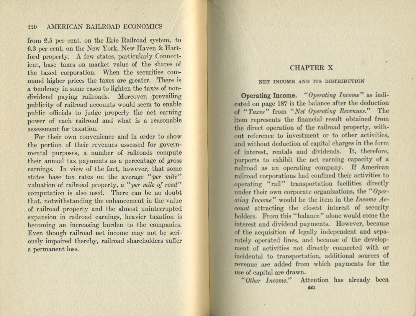 American Railroad Economics