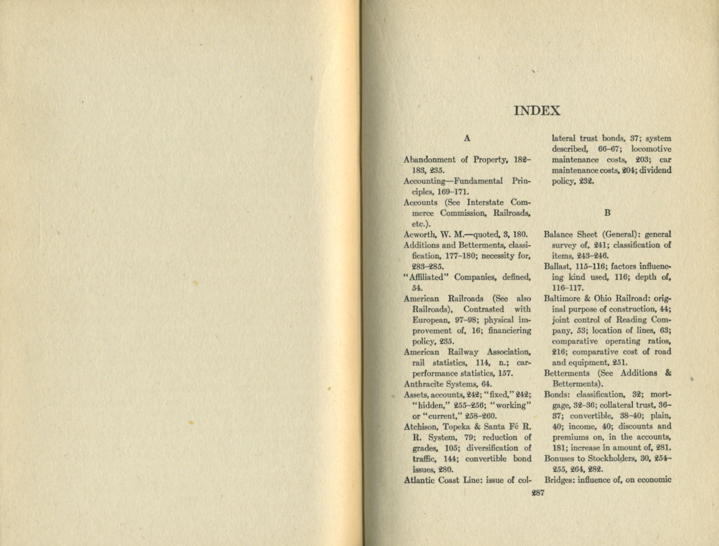 American Railroad Economics