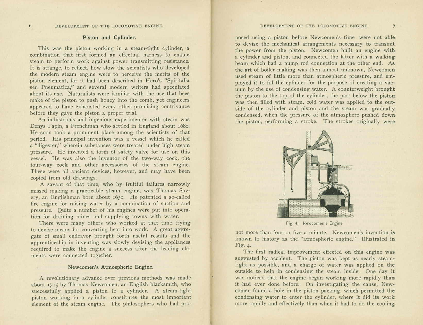 Development of the Locomotive Engine