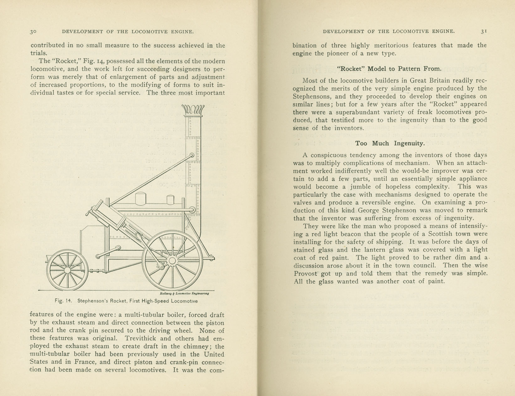 Development of the Locomotive Engine