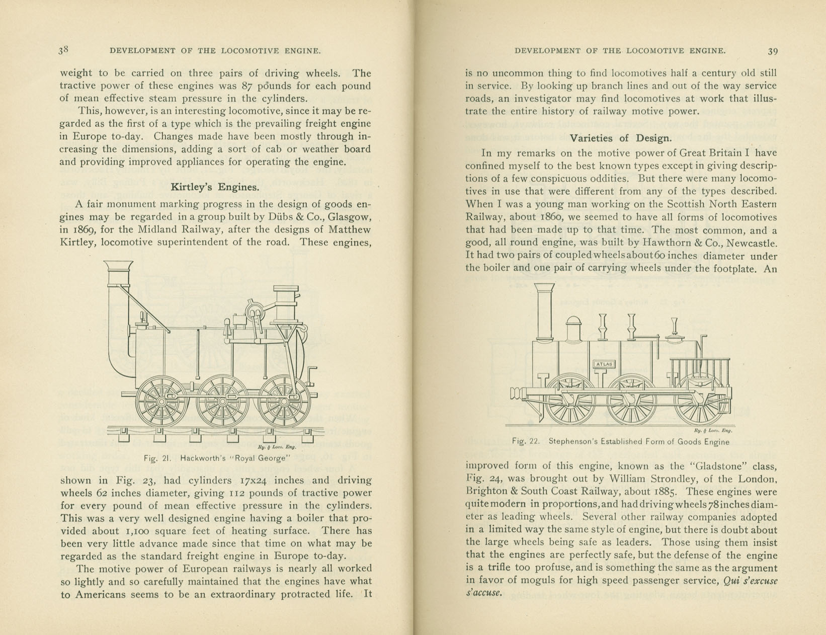 Development of the Locomotive Engine