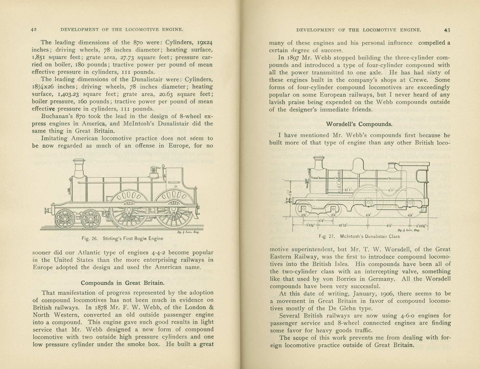 Development of the Locomotive Engine