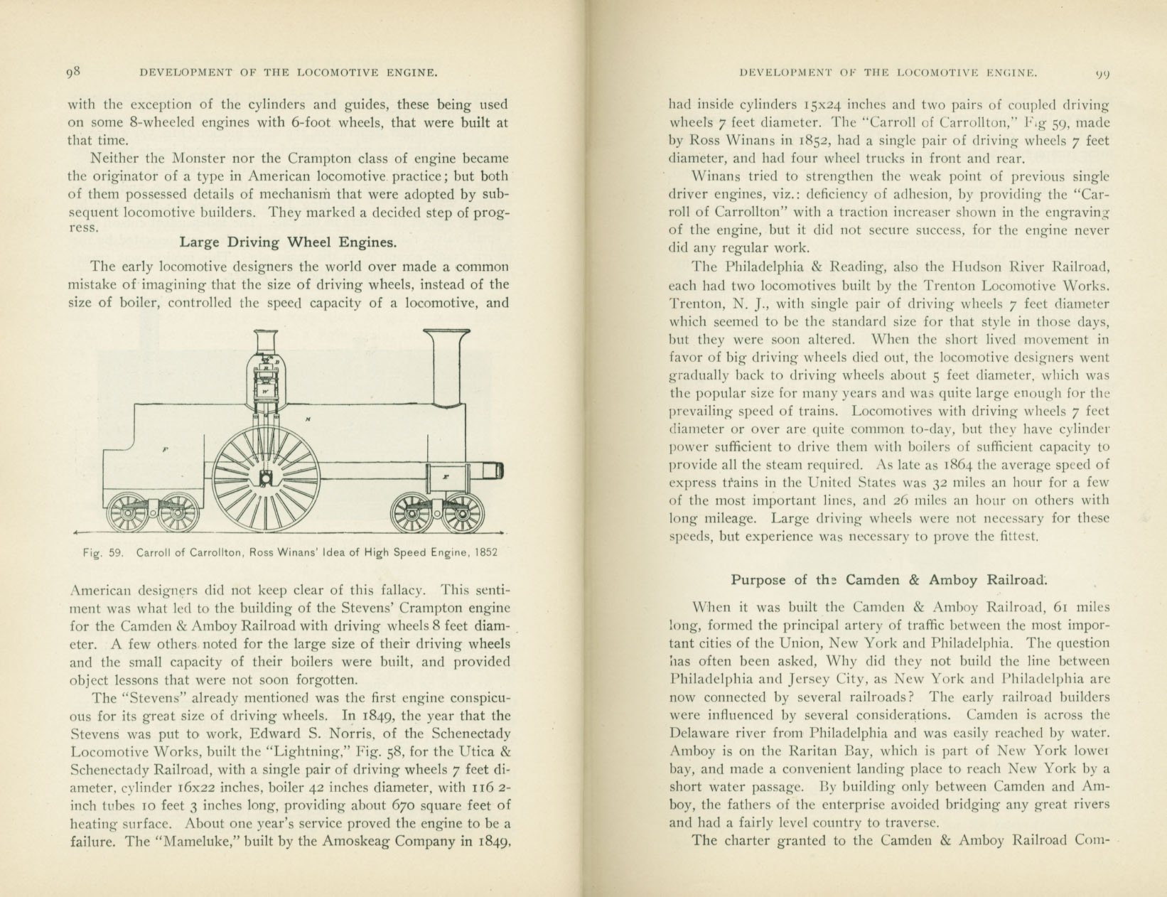 Development of the Locomotive Engine