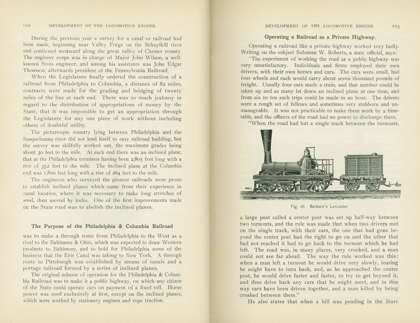 Development of the Locomotive Engine