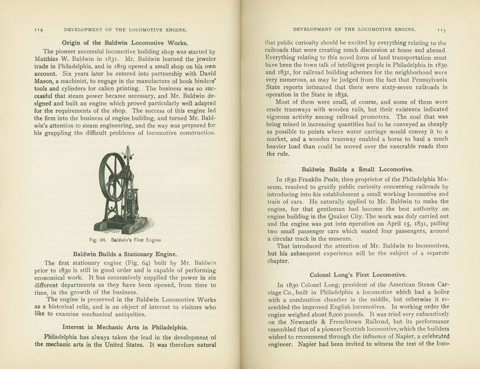 Development of the Locomotive Engine