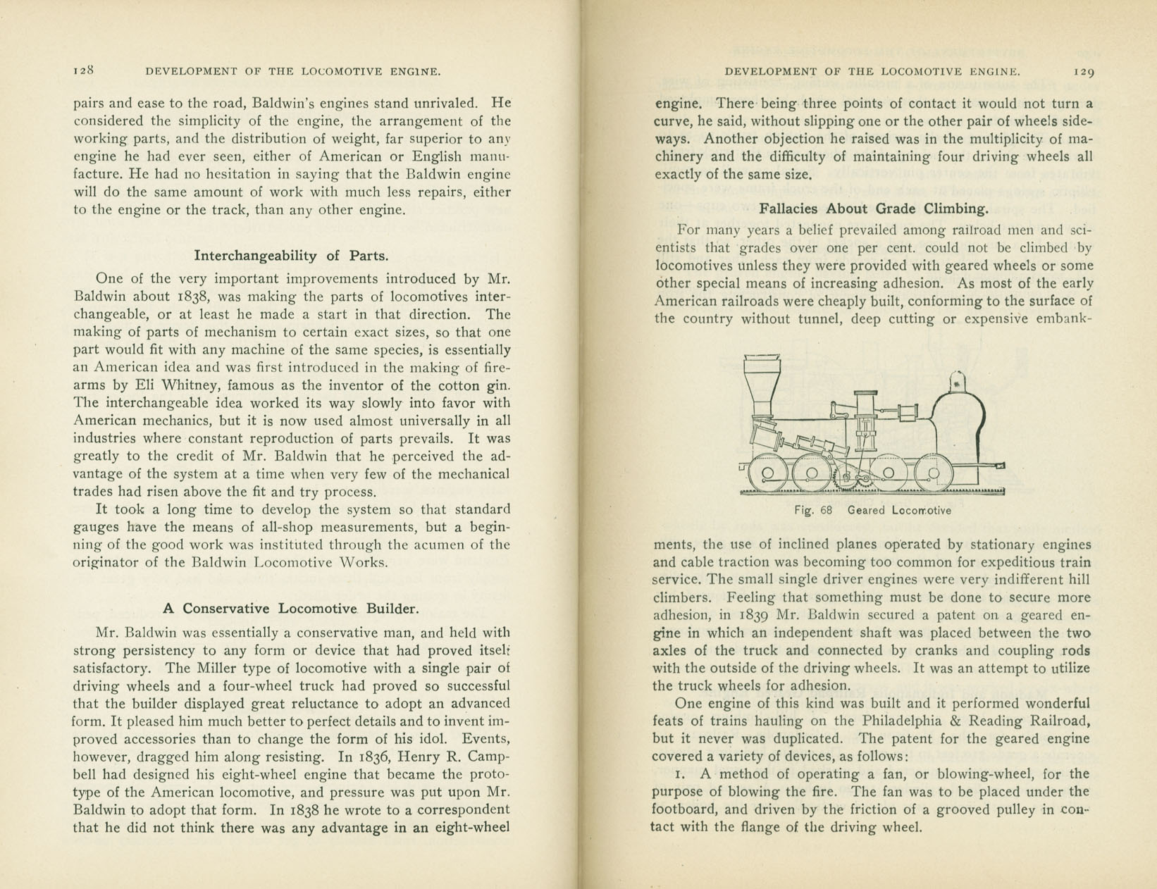 Development of the Locomotive Engine