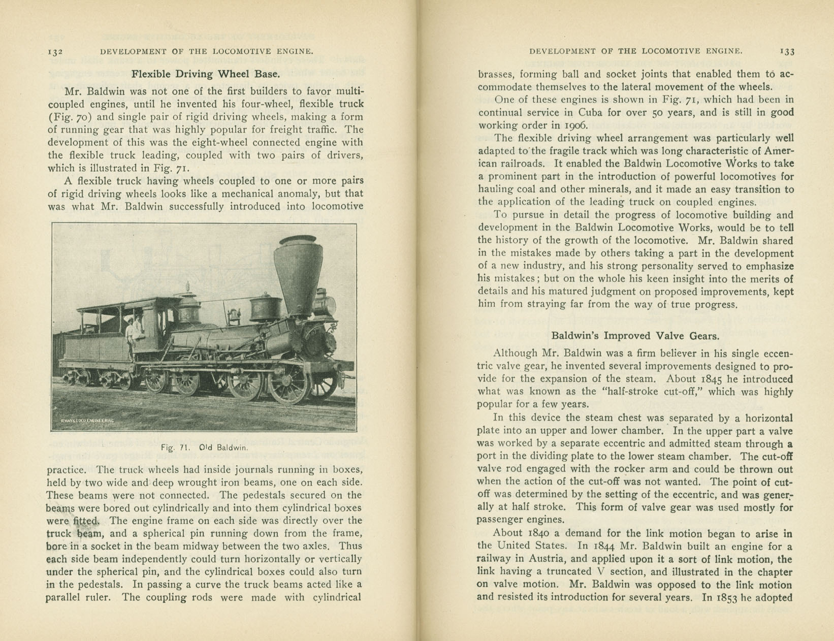 Development of the Locomotive Engine